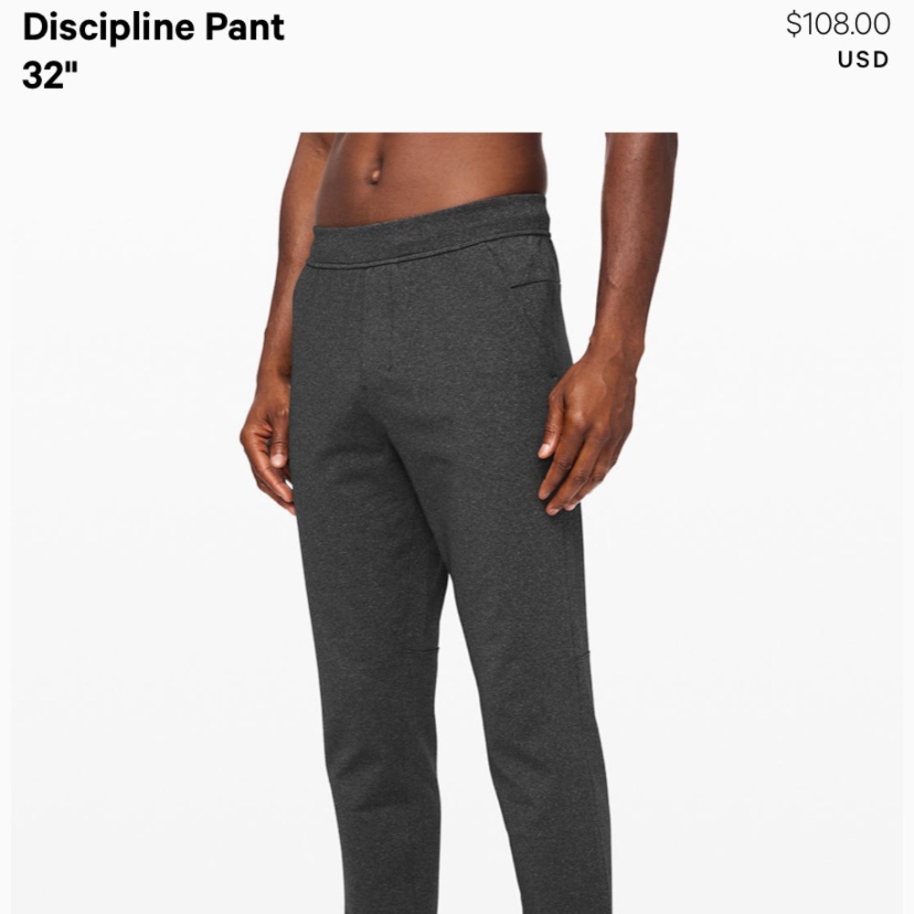 Men’s Lululemon Athletica “Discipline” Lounge Pant